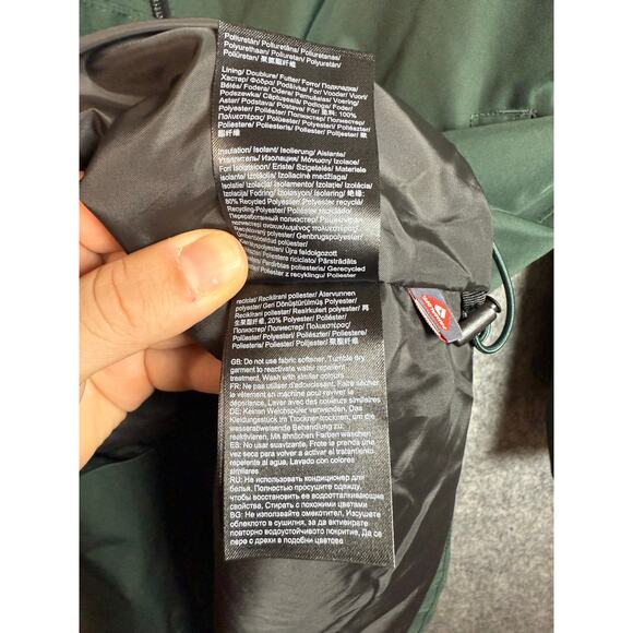 Helly Hansen Women Green Long Aspire Rain Jacket XL Waterproof Vented Reflective - Picture 10 of 13